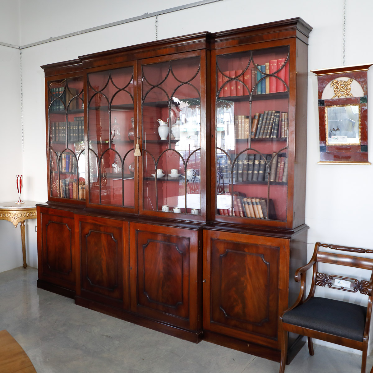 Libreria/Vetrina fine 800 inglese - Librerie, Vetrine Libreria/Vetrina fine 800 inglese - Librerie, Vetrine