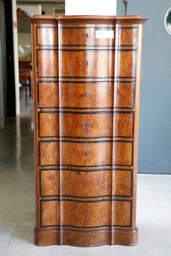 Settimino in radica Biedermeier - Comò