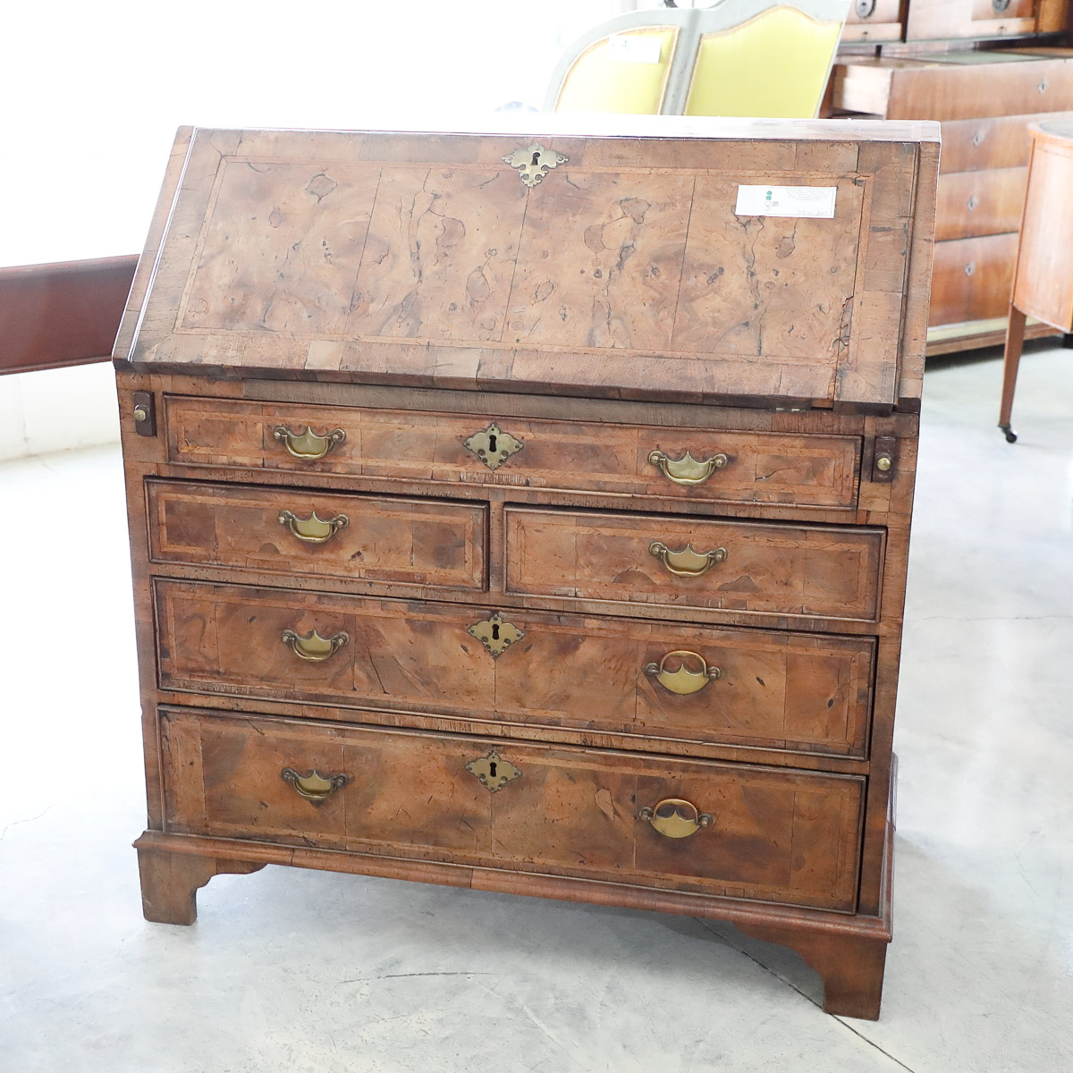 Secretaire Carlo X mogano e palissandro - Secretaire e Ribalte