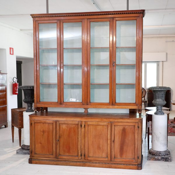 Libreria/Vetrina in ciliegio, metà 800 - Librerie, Vetrine