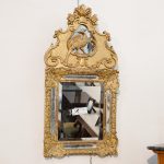 Gold leaf wall mirror with coping - Wall Mirrors