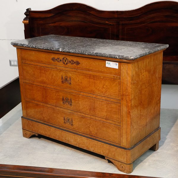 Secretaire e comò in radica di tuia - Comò, Secretaire e Ribalte