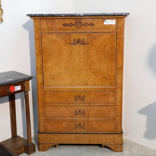 Secretaire e comò in radica di tuia - Comò, Secretaire e Ribalte