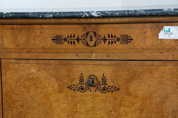 Secretaire e comò in radica di tuia - Comò, Secretaire e Ribalte