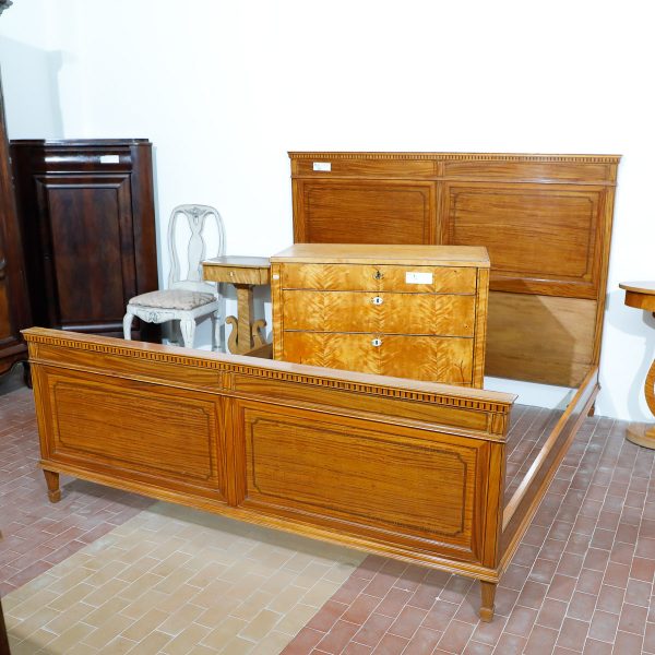 Letto matrimoniale in Satinwood - Letti