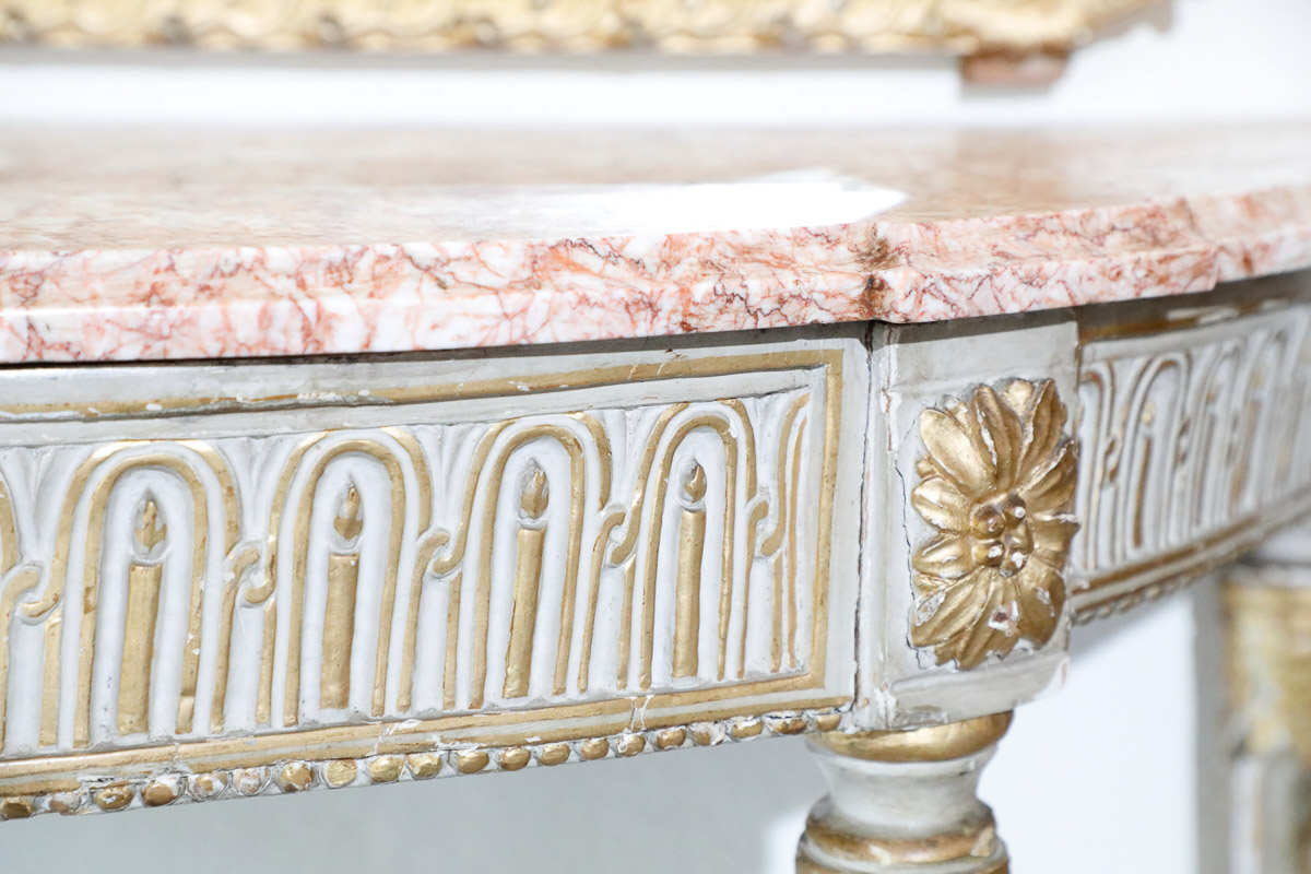 Crescent console, Louis XVI - Consoles Crescent console, Louis XVI - Consoles