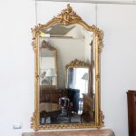 French oval wall mirror, second half 19th century - Wall Mirrors French oval wall mirror, second half 19th century - Wall Mirrors
