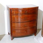 Tallboy in mahogany feather, Biedermeier - Commodes