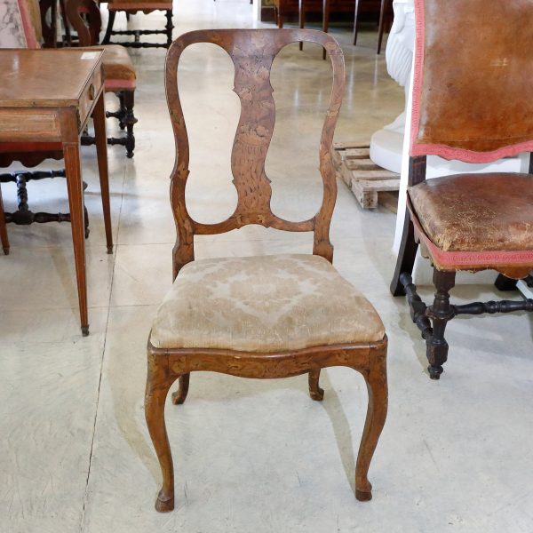 Set of 4 chairs in walnut, late 18th century - Chairs and Armchairs