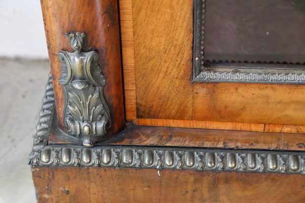Grande libreria inglese in mogano e piuma - Librerie