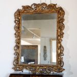 Wall mirror with carved angels, 19th century - Wall Mirrors
