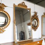 Wall mirror in lacquered and gilded wood, French, 18th century - Wall Mirrors Wall mirror in lacquered and gilded wood, French, 18th century - Wall Mirrors