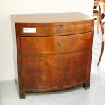 Small commode in bois de rose inlaid with floral motifs, Napoleon III. - Commodes