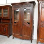 Glass unit in mahogany, Empire period - Glass units