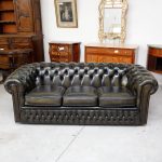 Sofa in gilded wood with upholstered backrest and seat, 19th century - Sofas Sofa in gilded wood with upholstered backrest and seat, 19th century - Sofas