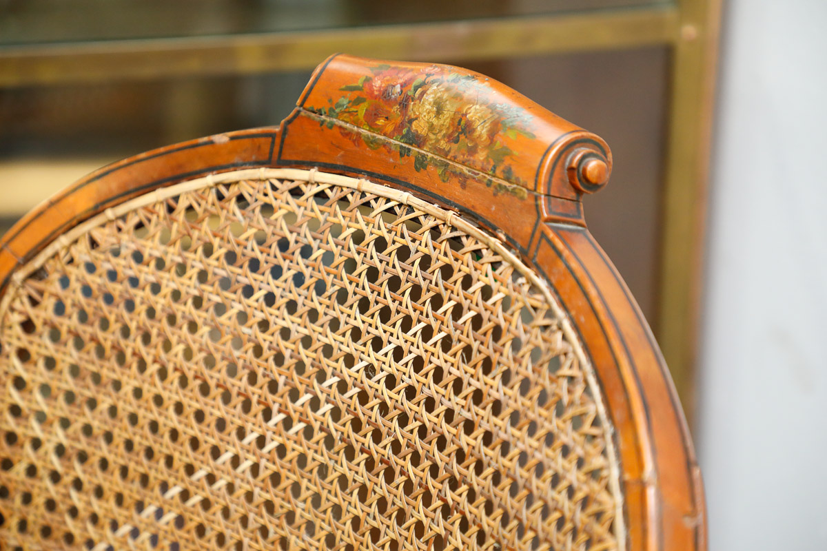 Poltroncine in satinwood, Inghilterra Epoca Vittoriana - Sedie e Poltrone Poltroncine in satinwood, Inghilterra Epoca Vittoriana - Sedie e Poltrone