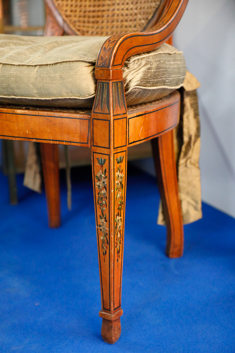 Poltroncine in satinwood, Inghilterra Epoca Vittoriana - Sedie e Poltrone Poltroncine in satinwood, Inghilterra Epoca Vittoriana - Sedie e Poltrone