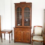 Bookcase in walnut with three doors, France, Napoleon III - Bookcases