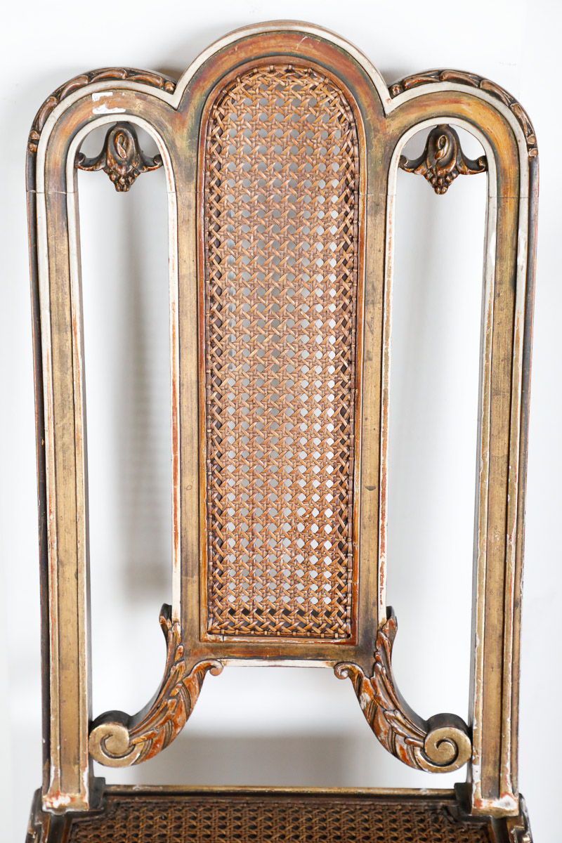 Chairs in lacquered and gilded wood, Napoleon III - Chairs and Armchairs Chairs in lacquered and gilded wood, Napoleon III - Chairs and Armchairs