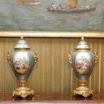 Tray with 4-piece service set in Sheffield, Victorian era - Furniture accessories Tray with 4-piece service set in Sheffield, Victorian era - Furniture accessories