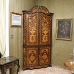 Inlaid two-door corner cupboard, Italy, 18th century - Corner cupboards
