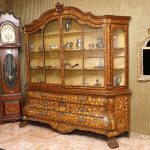Glass display unit with inlays and bronze detail, Victorian era - Glass units