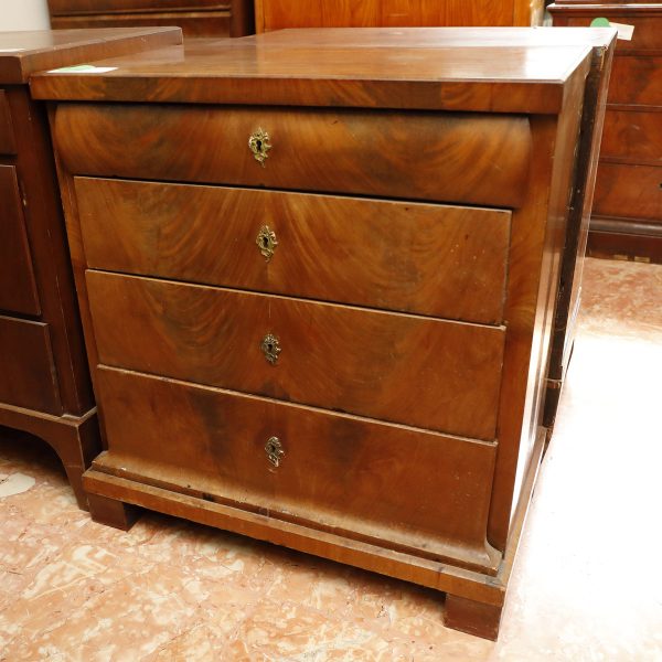 Comoncino in piuma di mogano, Biedermeier - Comò