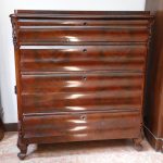 Small domed commode with 4 drawers, 19th century - Commodes Small domed commode with 4 drawers, 19th century - Commodes