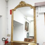 Wall mirror with central polished glass, France, 19th century - Wall Mirrors Wall mirror with central polished glass, France, 19th century - Wall Mirrors