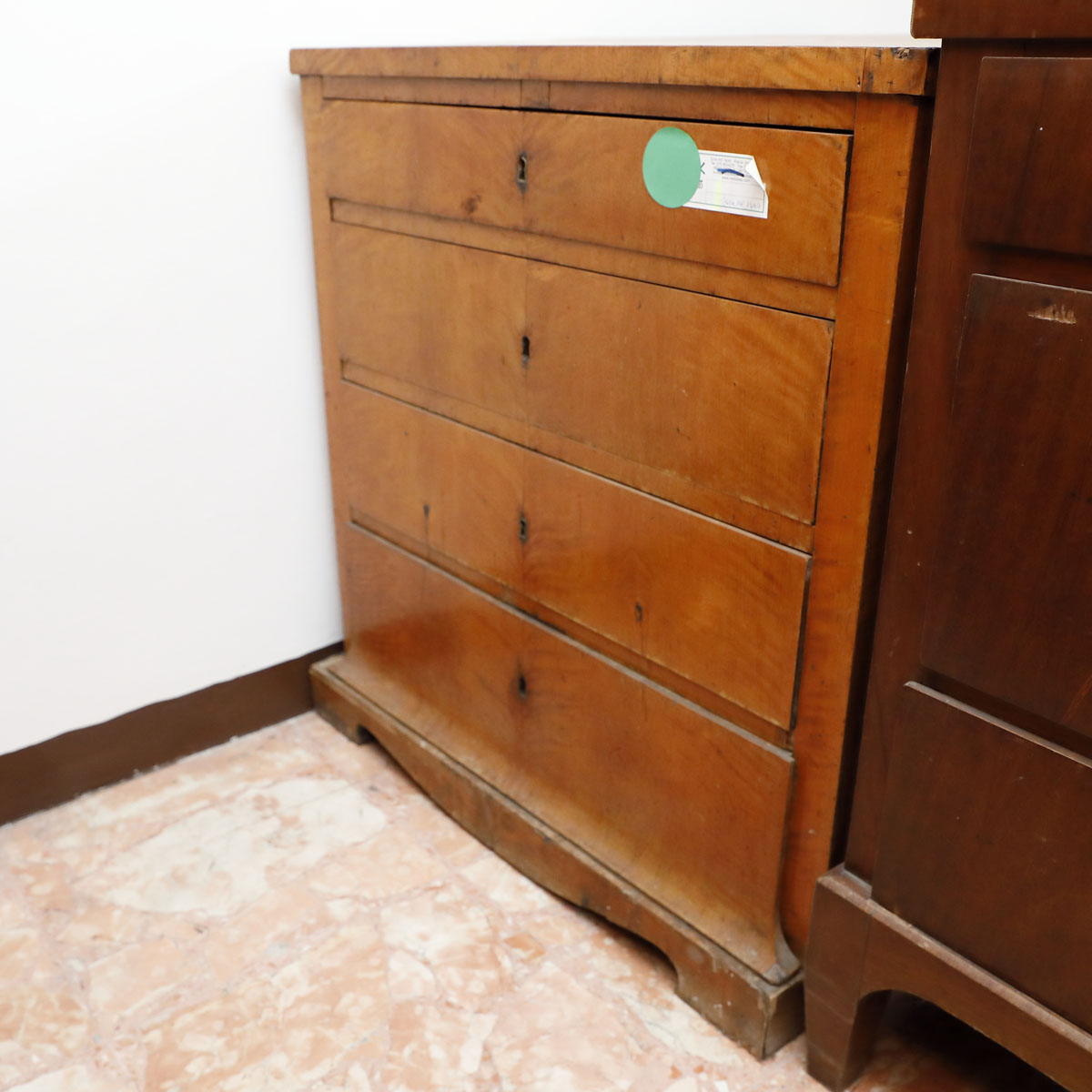 Comoncino con 4 cassetti, Biedermeier - Comò Comoncino con 4 cassetti, Biedermeier - Comò