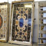 Round marble top with inlays - Furniture accessories, Tables and Desks Round marble top with inlays - Furniture accessories, Tables and Desks