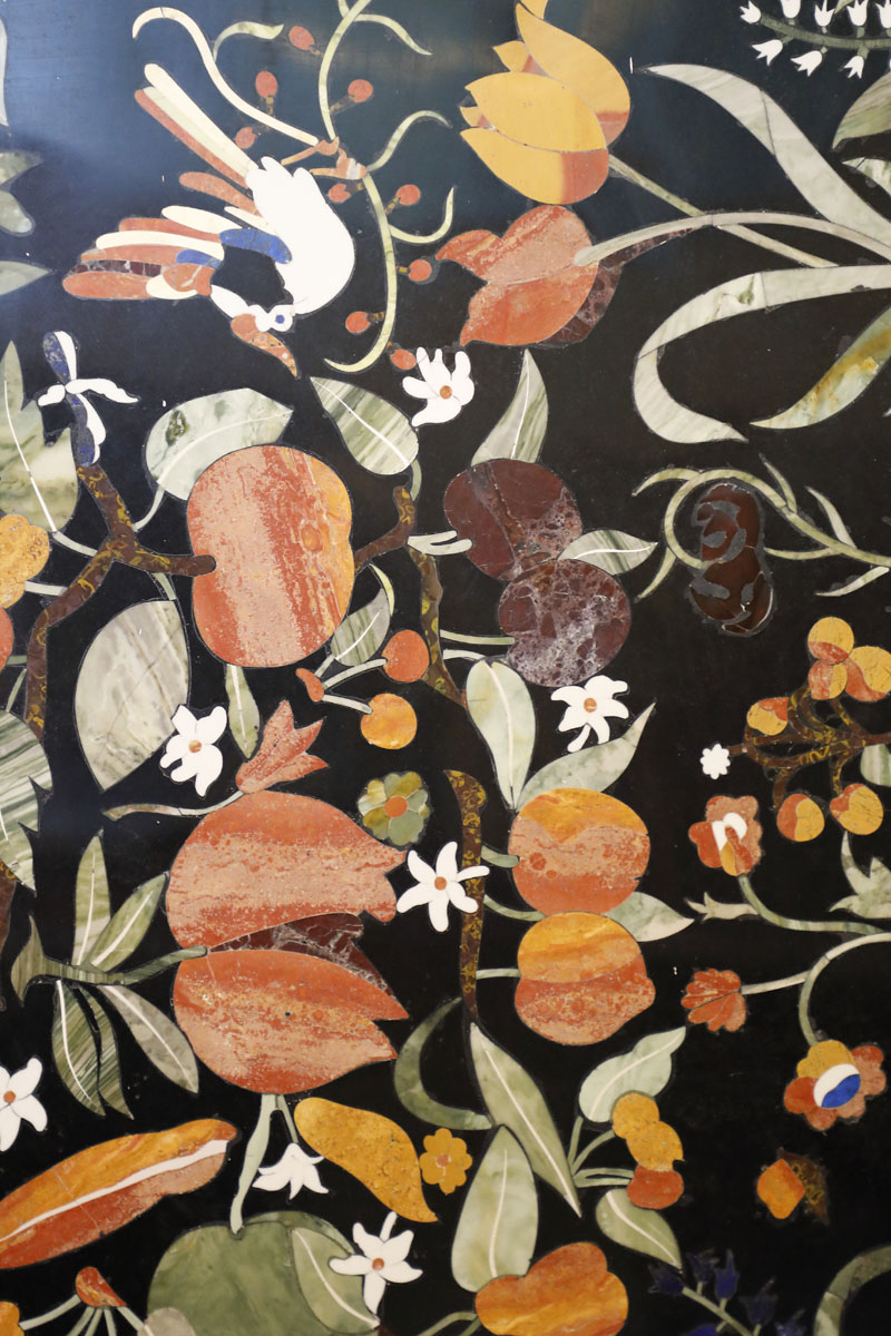 Marble top with semi-precious stones - Furniture accessories, Tables and Desks Marble top with semi-precious stones - Furniture accessories, Tables and Desks