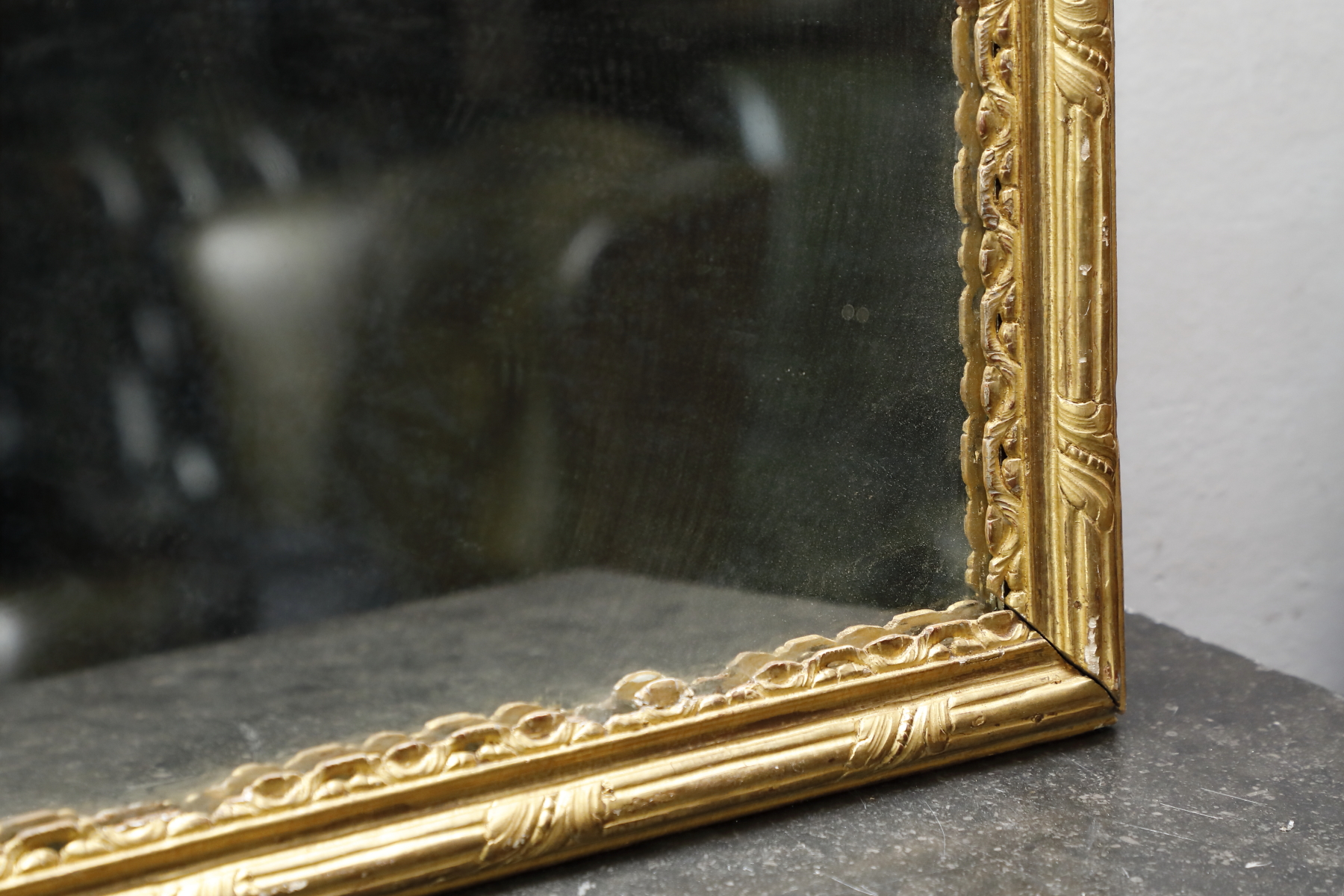 Rectangular wall mirror in gilded wood - Wall Mirrors Rectangular wall mirror in gilded wood - Wall Mirrors