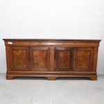 Cylinder cabinet in walnut and walnut brier-root - Sideboards, Wardrobes