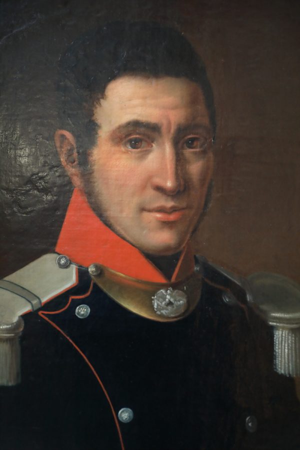 Quadro raffigurante personaggio in divisa - Complementi d'arredo