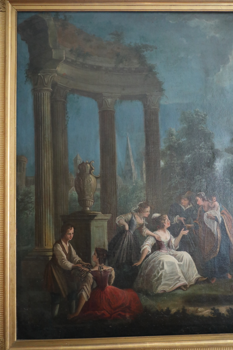 Picture depicting architecture with characters - Furniture accessories Picture depicting architecture with characters - Furniture accessories