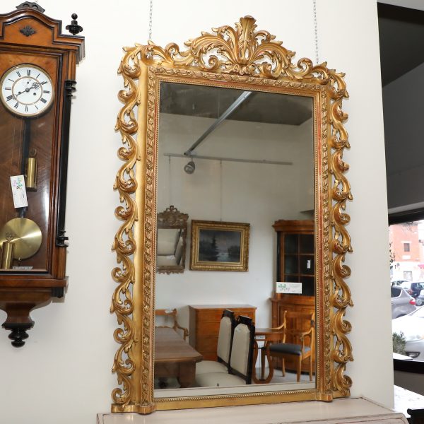 Wall mirror in carved gilded wood, French origin, 19th century - Wall Mirrors