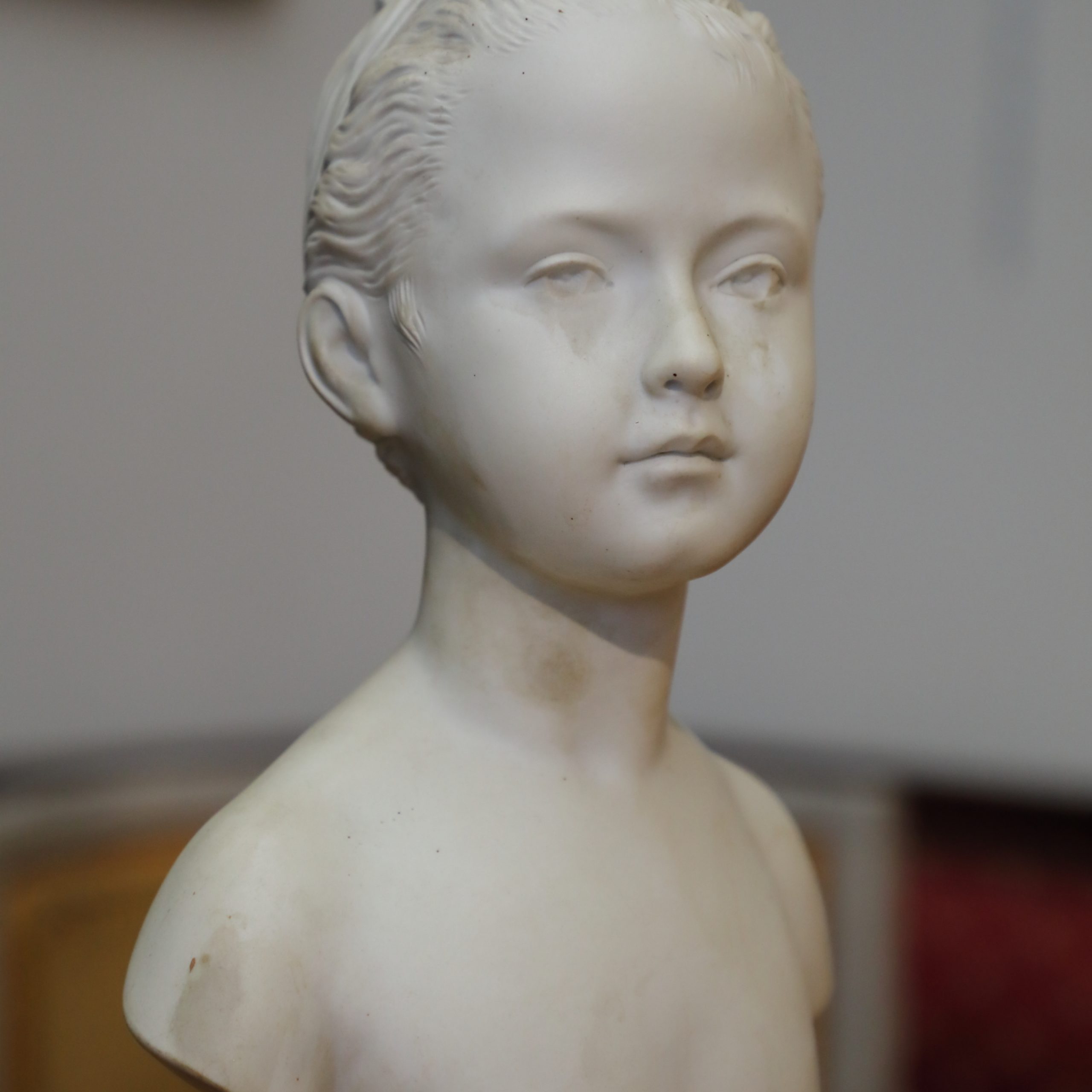 Piccolo Busto femminile in Bisquit - Complementi d'arredo Piccolo Busto femminile in Bisquit - Complementi d'arredo