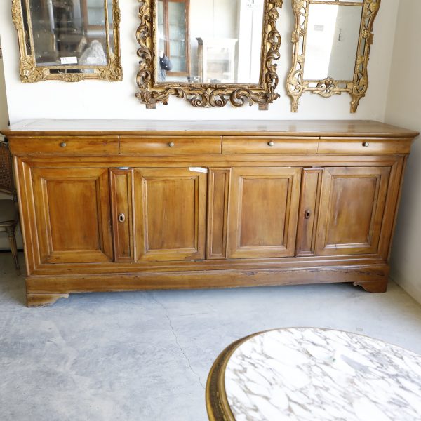 Credenza italiana a 4 ante in noce - Credenze