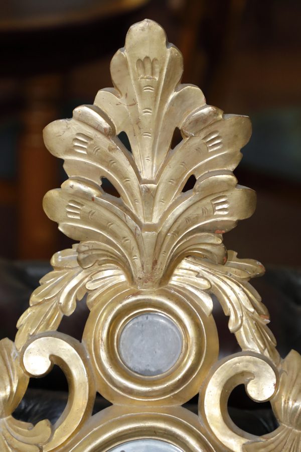 Specchierina in legno dorato di origine italiana epoca 800 - Specchiere