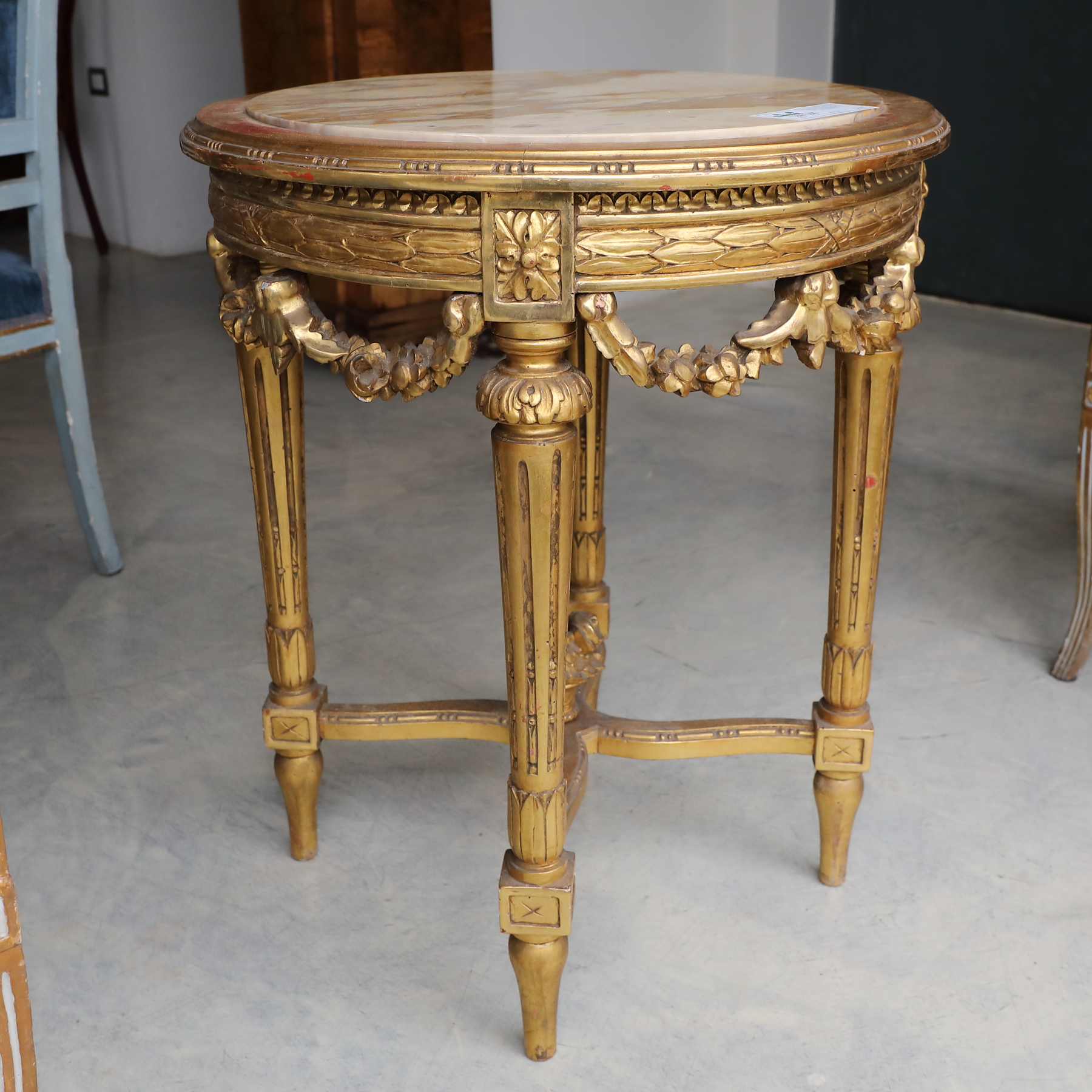 Tavolo da gioco a demi-lunedi Origine francese Epoca XIX sec. - Tavoli e Scrittoi, Uncategorized