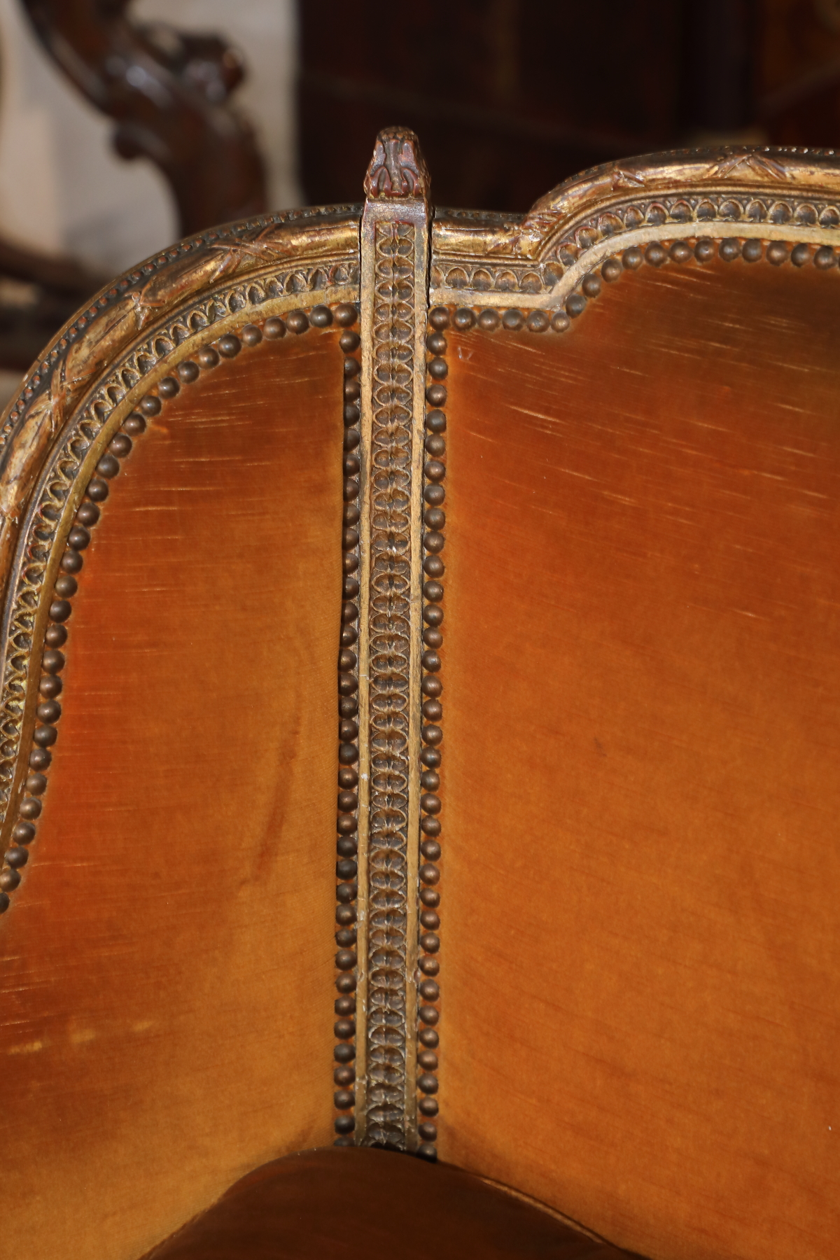Bergere in legno dorato Origine Francese Epoca NapoleoneIII - Sedie e Poltrone Bergere in legno dorato Origine Francese Epoca NapoleoneIII - Sedie e Poltrone