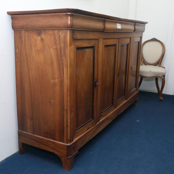 Credenza cappuccina in noce a 4 sportelli origine italiana - Credenze