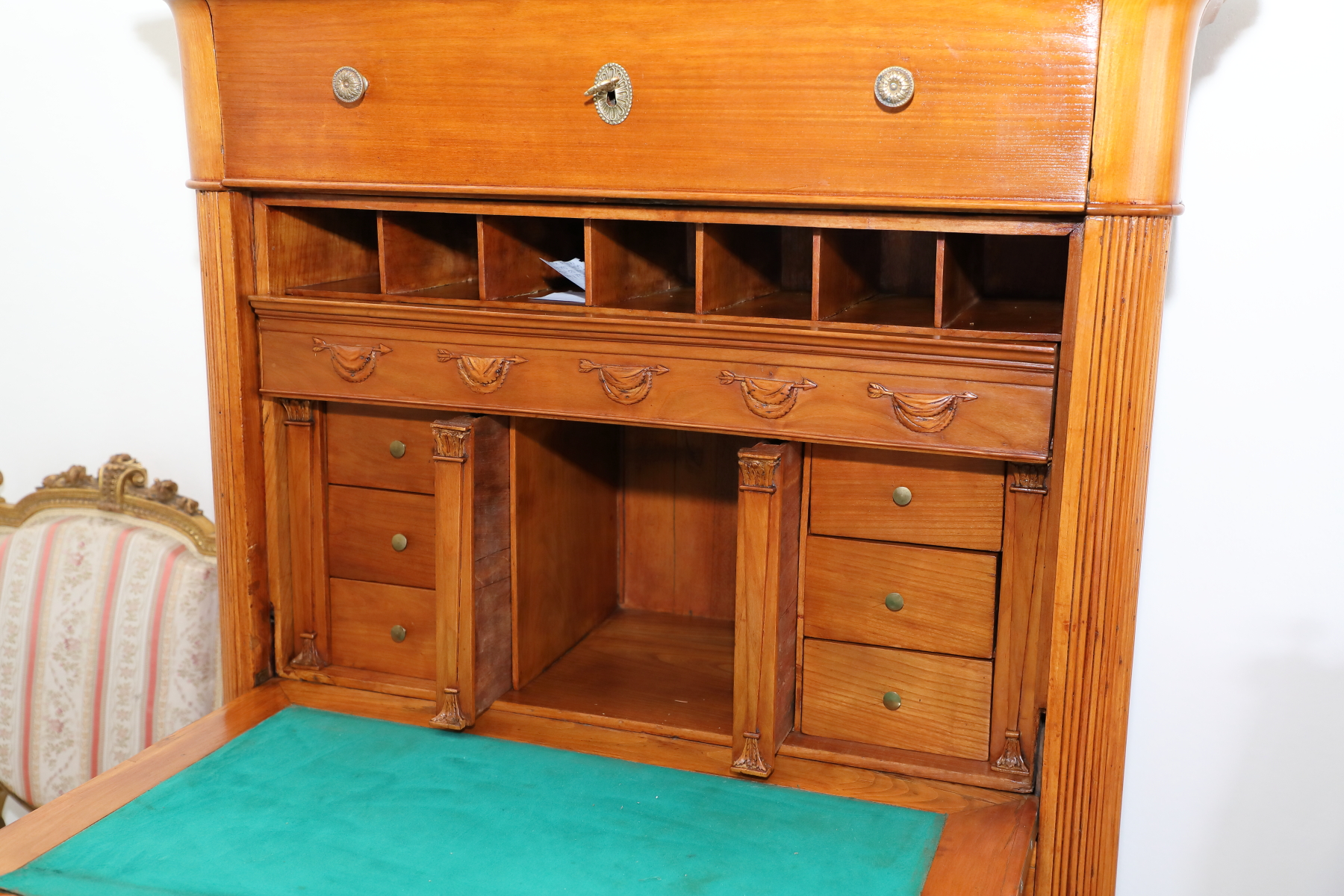 Secretaire di origine italiana in ciliegio primi 800 - Secretaire e Ribalte Secretaire di origine italiana in ciliegio primi 800 - Secretaire e Ribalte