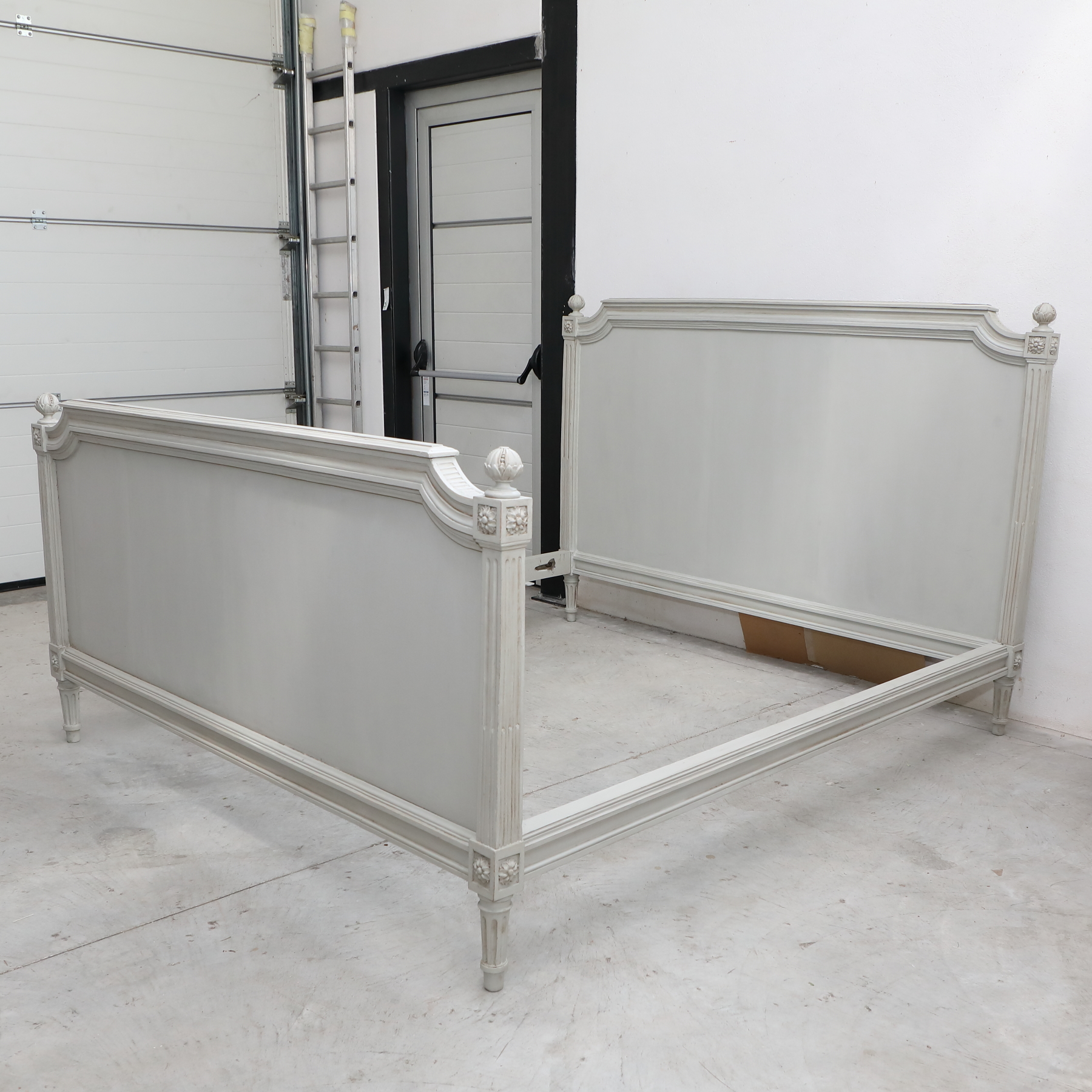 Letto matrimoniale  in legno laccato Napoleone III - Letti Letto matrimoniale  in legno laccato Napoleone III - Letti